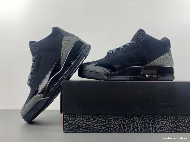 Cheap Cat Jordan 3 Retro Air CK9246-168 Black 0620